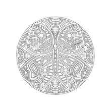 Dibujo para colorear: Mandalas de Mariposas (Mandalas) #117384 - Dibujos para Colorear e Imprimir Gratis