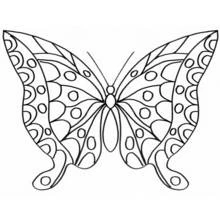 Dibujo para colorear: Mandalas de Mariposas (Mandalas) #117385 - Dibujos para Colorear e Imprimir Gratis