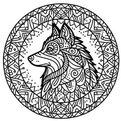Dibujo Mandalas de Perros (Mandalas) #211798 para imprimir y colorear