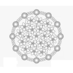 Dibujo para colorear: Mandalas de Primavera (Mandalas) #175320 - Dibujos para Colorear e Imprimir Gratis