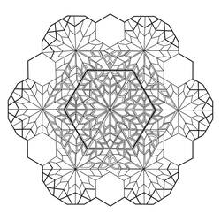 Dibujo Mandalas Difíciles (Mandalas) #209899 para imprimir y colorear