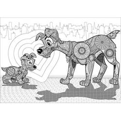 Dibujo para colorear: Mandalas Disney (Mandalas) #175275 - Dibujos para Colorear e Imprimir Gratis