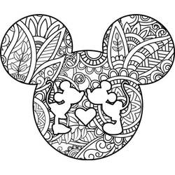 Dibujos para colorear: Mandalas Disney - Dibujos para Colorear e Imprimir Gratis