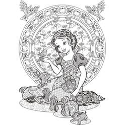 Dibujo para colorear: Mandalas Disney (Mandalas) #175290 - Dibujos para Colorear e Imprimir Gratis