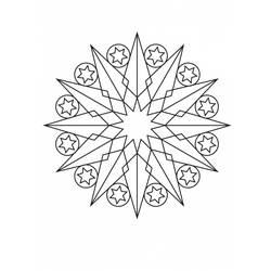 Dibujo para colorear: Mandalas Estrella (Mandalas) #117951 - Dibujos para Colorear e Imprimir Gratis