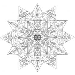 Dibujo para colorear: Mandalas Estrella (Mandalas) #117982 - Dibujos para colorear