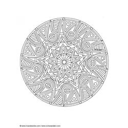 Dibujo para colorear: Mandalas Estrella (Mandalas) #118037 - Dibujos para Colorear e Imprimir Gratis