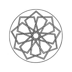 Dibujo Mandalas Fáciles (Mandalas) #175431 para imprimir y colorear