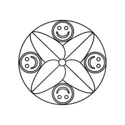 Dibujo Mandalas Fáciles (Mandalas) #175442 para imprimir y colorear