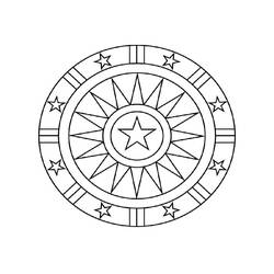 Dibujo para colorear: Mandalas Fáciles (Mandalas) #175449 - Dibujos para Colorear e Imprimir Gratis