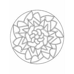 Dibujo Mandalas Fáciles (Mandalas) #209872 para imprimir y colorear