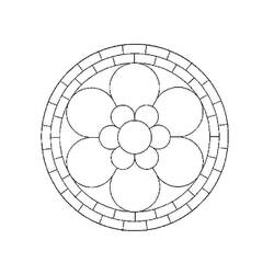 Dibujo Mandalas Fáciles (Mandalas) #209887 para imprimir y colorear