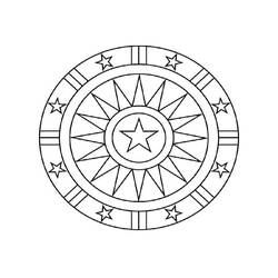 Dibujo Mandalas Fáciles (Mandalas) #209889 para imprimir y colorear