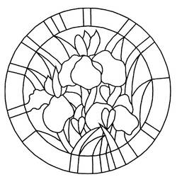 Dibujo para colorear: Mandalas Flores (Mandalas) #117031 - Dibujos para colorear