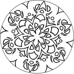 Dibujo para colorear: Mandalas para niños (Mandalas) #124125 - Dibujos para Colorear e Imprimir Gratis