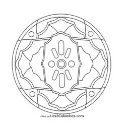 Dibujo para colorear: Mandalas para niños (Mandalas) #124148 - Dibujos para Colorear e Imprimir Gratis