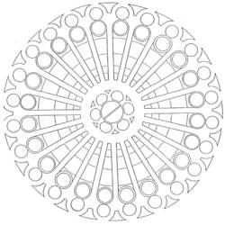 Dibujo para colorear: Mandalas para niños (Mandalas) #124195 - Dibujos para Colorear e Imprimir Gratis