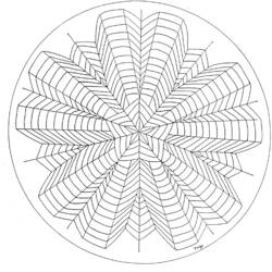 Dibujo para colorear: Mandalas para niños (Mandalas) #124217 - Dibujos para Colorear e Imprimir Gratis