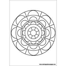 Dibujo para colorear: Mandalas para niños (Mandalas) #124218 - Dibujos para Colorear e Imprimir Gratis