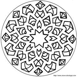 Dibujo para colorear: Mandalas para niños (Mandalas) #124248 - Dibujos para Colorear e Imprimir Gratis