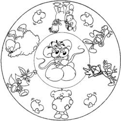 Dibujo para colorear: Mandalas para niños (Mandalas) #124306 - Dibujos para Colorear e Imprimir Gratis