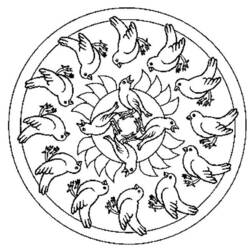 Dibujo para colorear: Mandalas para niños (Mandalas) #124322 - Dibujos para Colorear e Imprimir Gratis