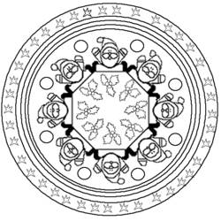 Dibujo para colorear: Mandalas para niños (Mandalas) #124337 - Dibujos para Colorear e Imprimir Gratis