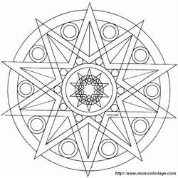 Dibujo para colorear: Mandalas para niños (Mandalas) #124352 - Dibujos para Colorear e Imprimir Gratis