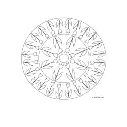 Dibujo para colorear: Mandalas para niños (Mandalas) #124373 - Dibujos para Colorear e Imprimir Gratis