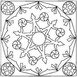 Dibujo para colorear: Mandalas para niños (Mandalas) #124385 - Dibujos para Colorear e Imprimir Gratis