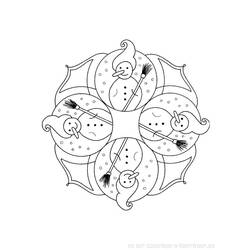 Dibujo para colorear: Mandalas para niños (Mandalas) #124387 - Dibujos para Colorear e Imprimir Gratis
