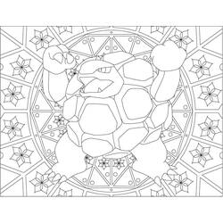 Dibujo para colorear: Mandalas Pokémon (Mandalas) #174038 - Dibujos para Colorear e Imprimir Gratis
