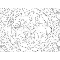 Dibujo para colorear: Mandalas Pokémon (Mandalas) #174040 - Dibujos para Colorear e Imprimir Gratis