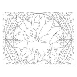 Dibujo para colorear: Mandalas Pokémon (Mandalas) #174043 - Dibujos para Colorear e Imprimir Gratis