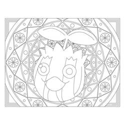 Dibujo para colorear: Mandalas Pokémon (Mandalas) #174056 - Dibujos para Colorear e Imprimir Gratis