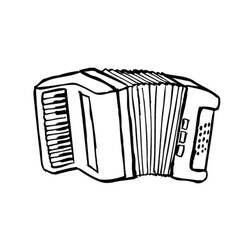 Dibujo para colorear: Acordeón (Música) #176864 - Dibujos para Colorear e Imprimir Gratis