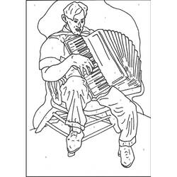 Dibujo para colorear: Acordeón (Música) #176875 - Dibujos para Colorear e Imprimir Gratis