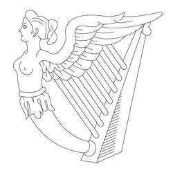 Dibujo para colorear: Arpa (Música) #176967 - Dibujos para Colorear e Imprimir Gratis