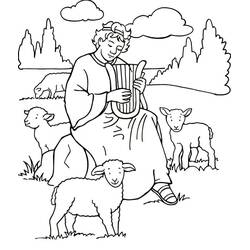 Dibujo para colorear: Arpa (Música) #176970 - Dibujos para Colorear e Imprimir Gratis