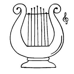 Dibujo para colorear: Arpa (Música) #176971 - Dibujos para Colorear e Imprimir Gratis