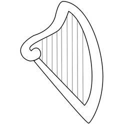Dibujo para colorear: Arpa (Música) #176974 - Dibujos para Colorear e Imprimir Gratis