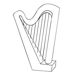 Dibujo para colorear: Arpa (Música) #176977 - Dibujos para Colorear e Imprimir Gratis