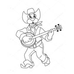 Dibujo para colorear: Banjo (Música) #176949 - Dibujos para Colorear e Imprimir Gratis
