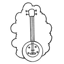 Dibujo para colorear: Banjo (Música) #176953 - Dibujos para Colorear e Imprimir Gratis