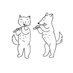 Dibujo para colorear: Flauta (Música) #173442 - Dibujos para Colorear e Imprimir Gratis