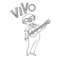 Dibujo para colorear: Guitarra (Música) #173146 - Dibujos para Colorear e Imprimir Gratis