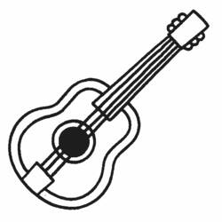 Dibujo para colorear: Instrumentos musicales (Música) #167119 - Dibujos para Colorear e Imprimir Gratis