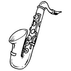 Dibujo para colorear: Instrumentos musicales (Música) #167122 - Dibujos para Colorear e Imprimir Gratis