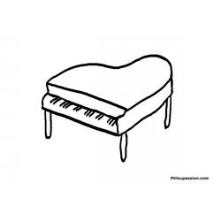 Dibujo para colorear: Instrumentos musicales (Música) #167127 - Dibujos para Colorear e Imprimir Gratis