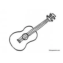 Dibujos para colorear: Instrumentos musicales - Dibujos para Colorear e Imprimir Gratis